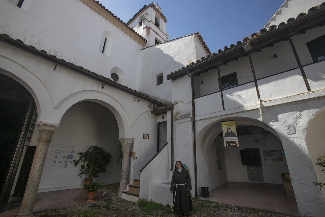 Las restauraciones en el convento de Santa Cruz de Córdoba, en imágenes