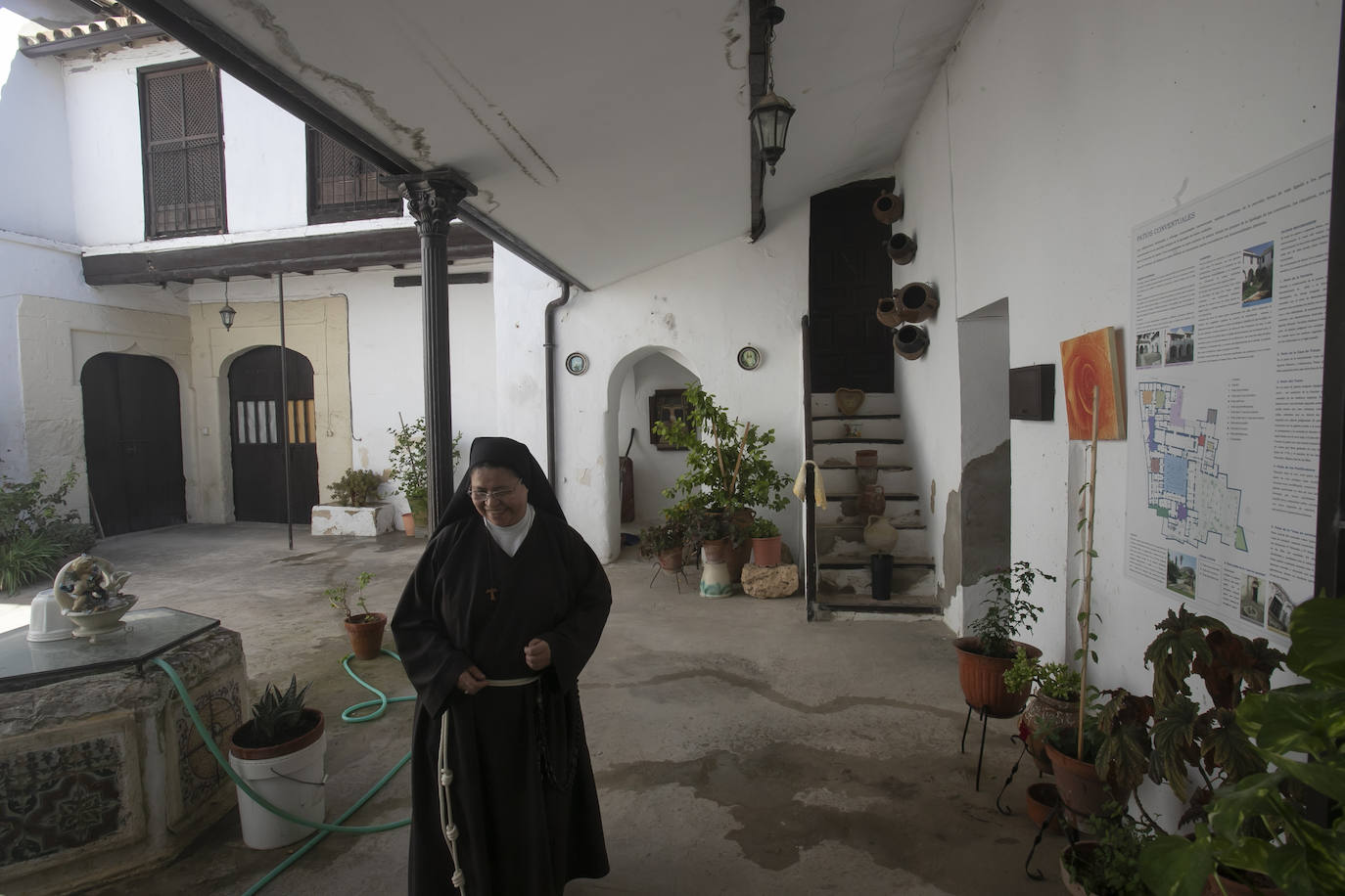 Las restauraciones en el convento de Santa Cruz de Córdoba, en imágenes