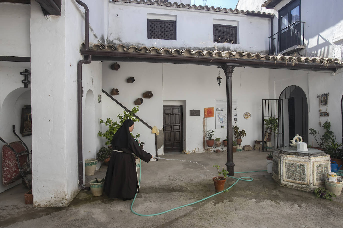 Las restauraciones en el convento de Santa Cruz de Córdoba, en imágenes