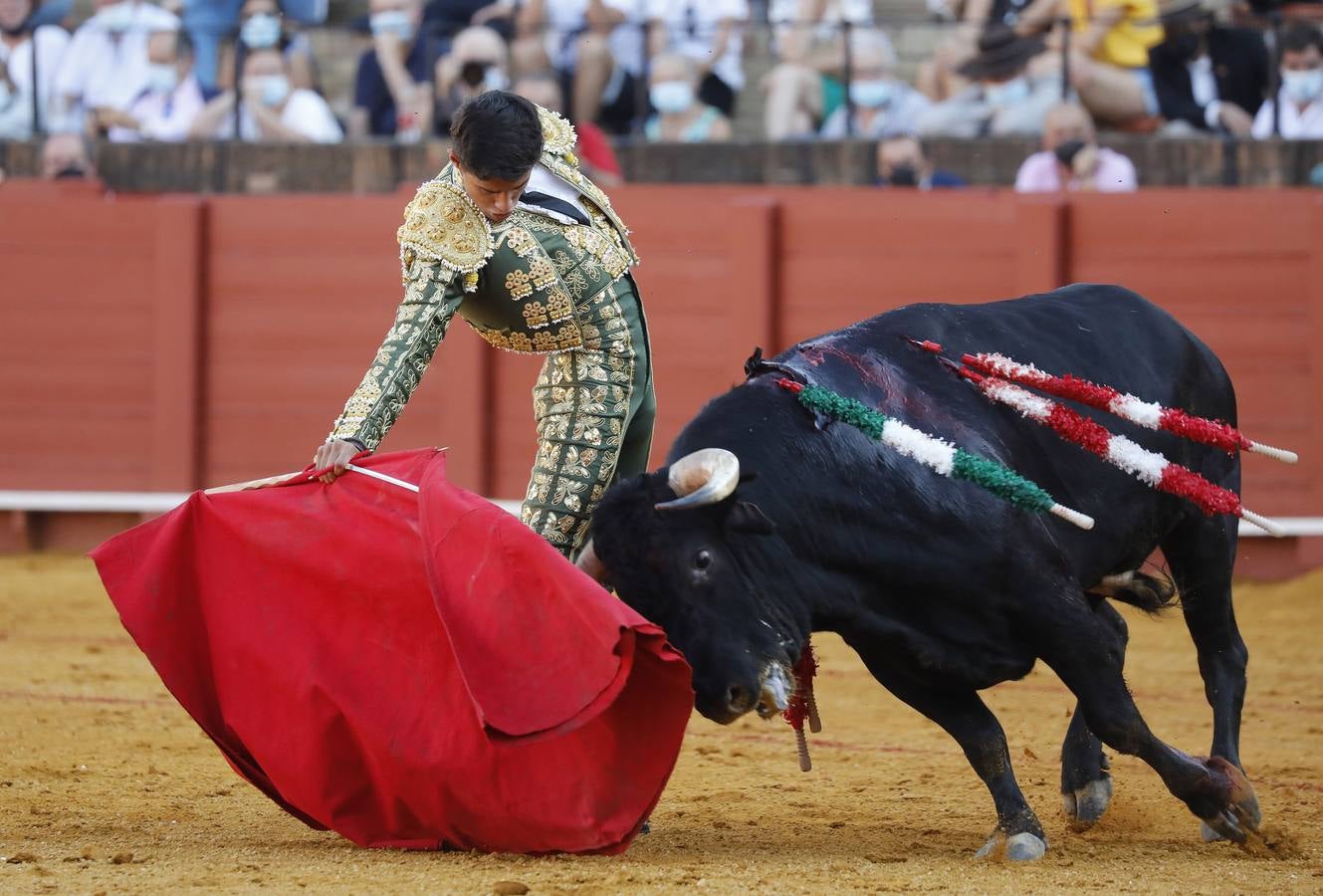 En imágenes, novillada del martes de la Feria de San Miguel de Sevilla