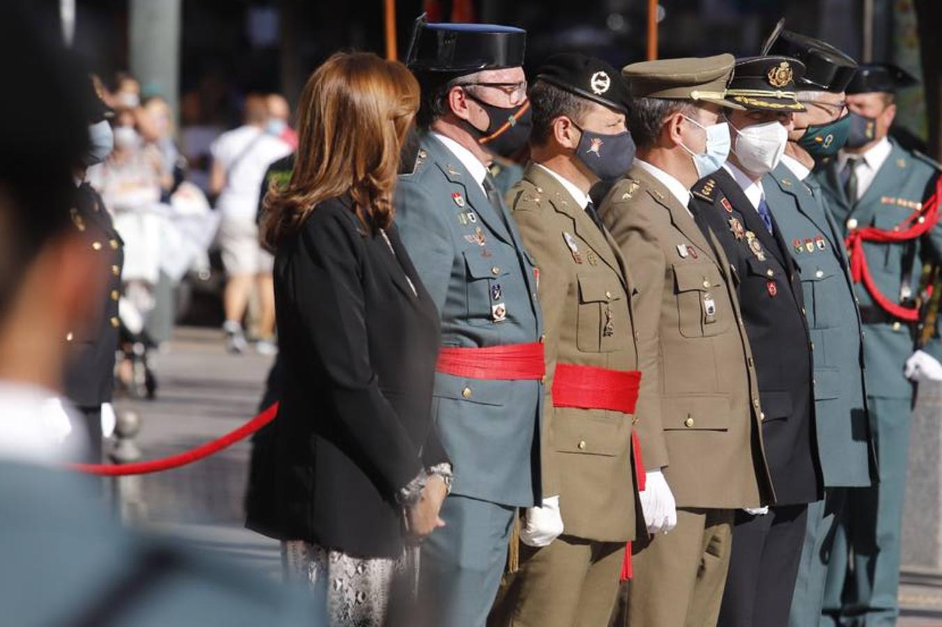 El izado de la bandera de España en los actos de la Guardia Civil por su patrona, en imágenes