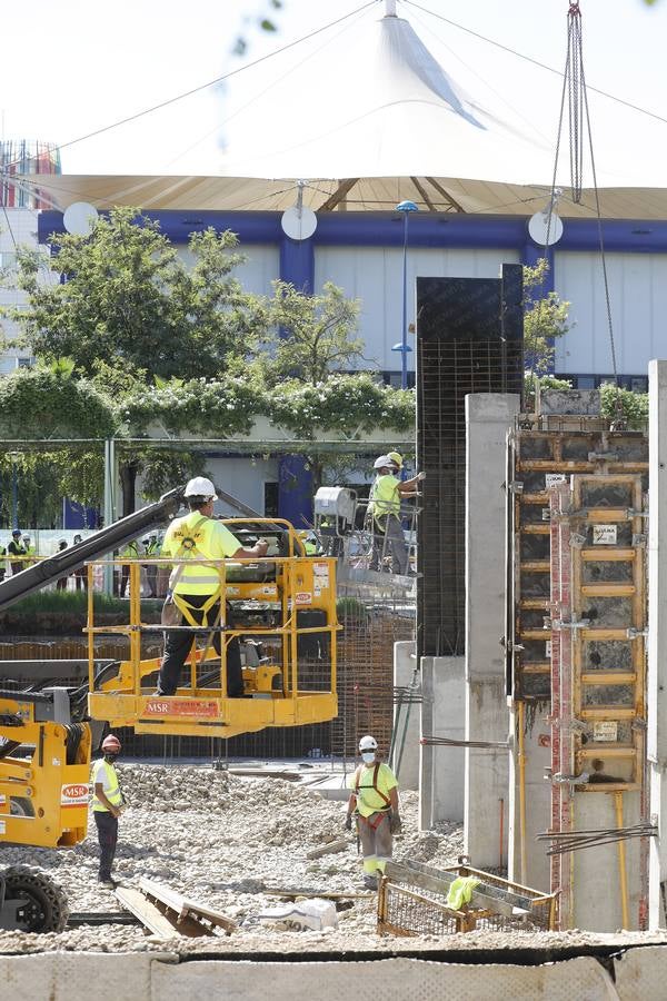 En imágenes, visita a las obras del proyecto Cartuja Qanat