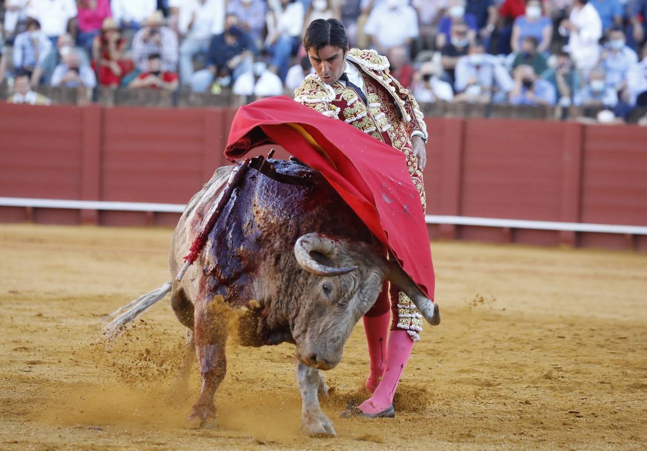 Miguel Ángel Perera, de sangre de toro y oro en la Maestranza