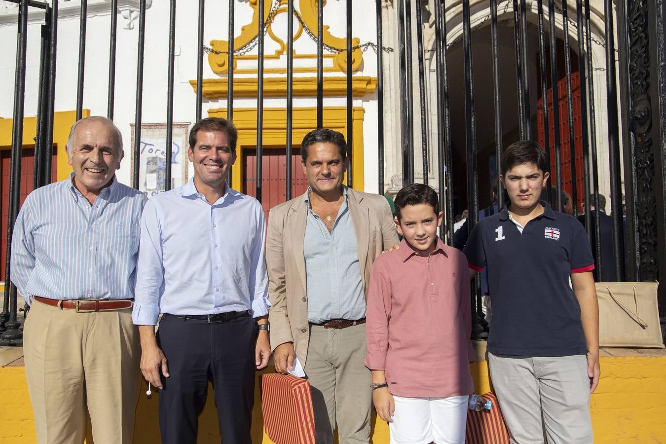 José Manuel Romero, Antonio Gallego, Guillermo Montes, Diego Gallego y Guillermo Montes. 