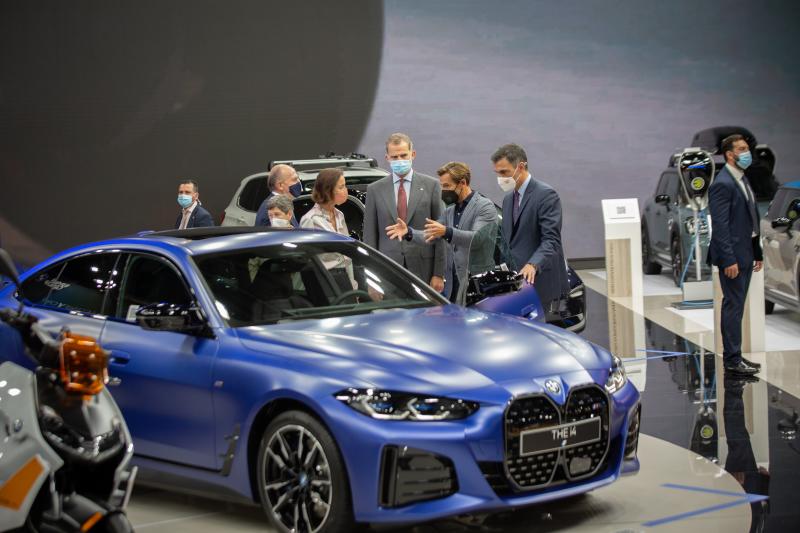 Felipe VI en la inauguración del salón del Automóvil Barcelona