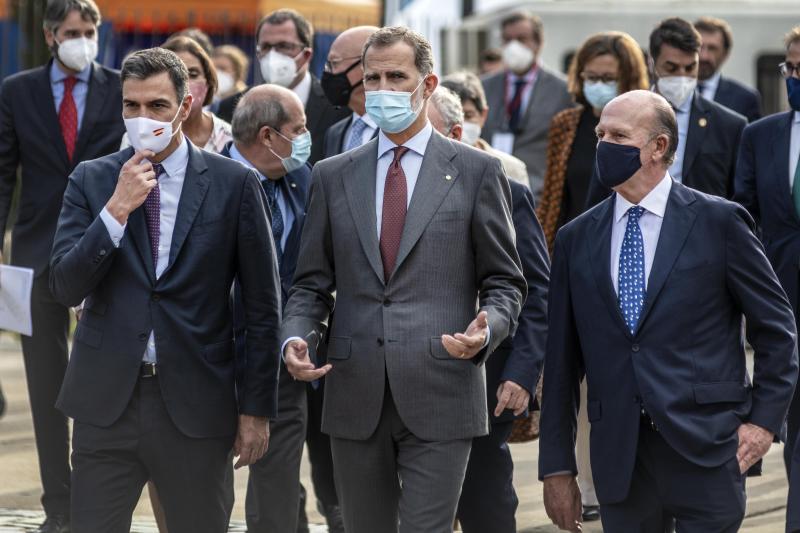 Felipe VI en la inauguración del salón del Automóvil Barcelona