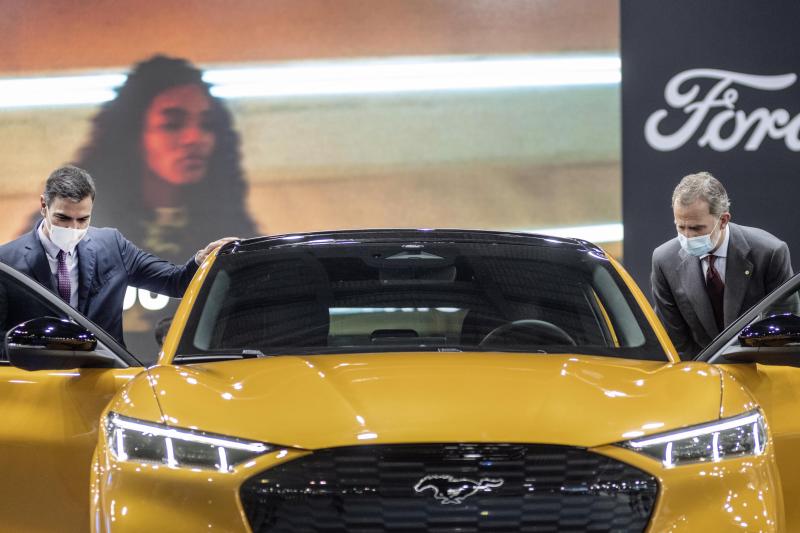 Felipe VI en la inauguración del salón del Automóvil Barcelona