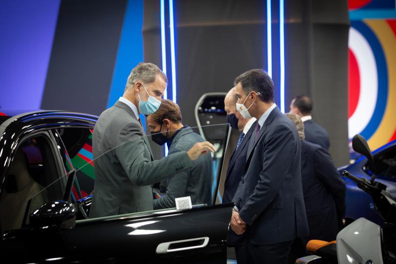 Felipe VI en la inauguración del salón del Automóvil Barcelona