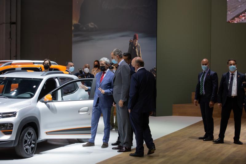 Felipe VI en la inauguración del salón del Automóvil Barcelona