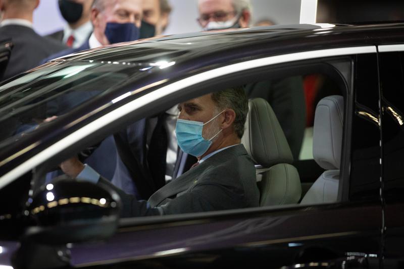 Felipe VI en la inauguración del salón del Automóvil Barcelona
