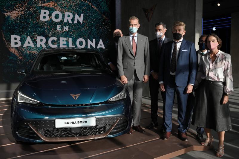 Felipe VI en la inauguración del salón del Automóvil Barcelona