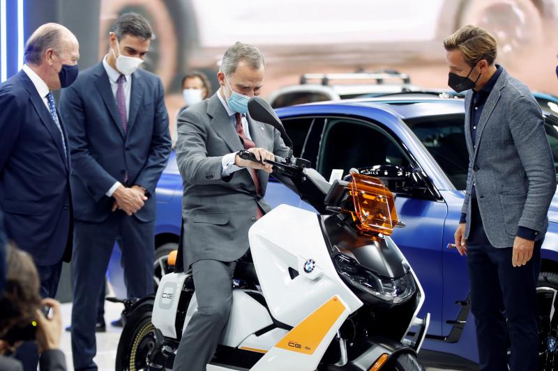 Felipe VI en la inauguración del salón del Automóvil Barcelona