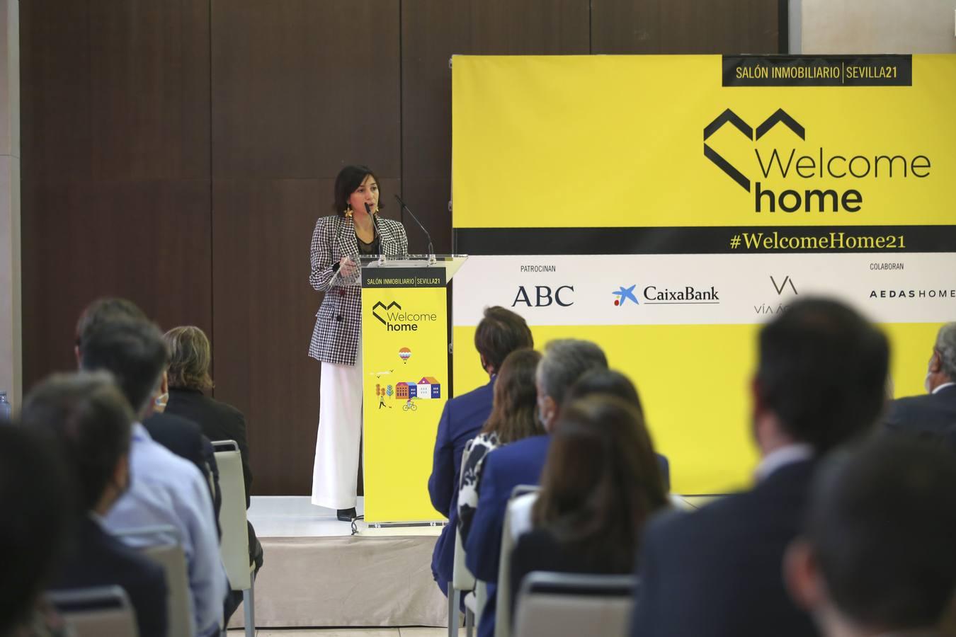 Patricia Hernández Cobo, directora general de Vía Ágora, durante su intervención