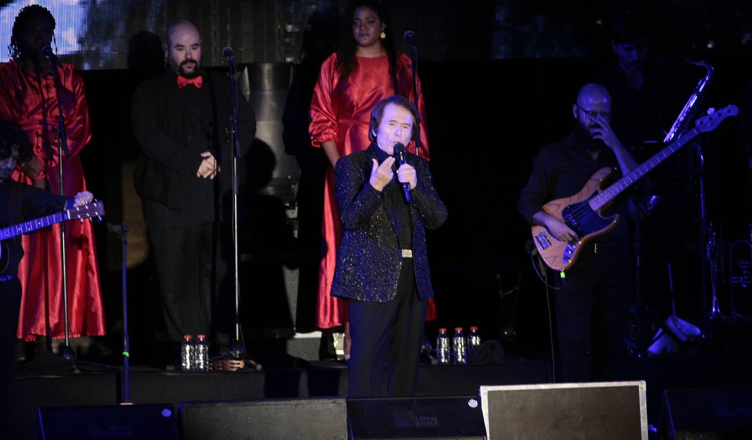 En imágenes, el concierto de Raphael en la Plaza de España