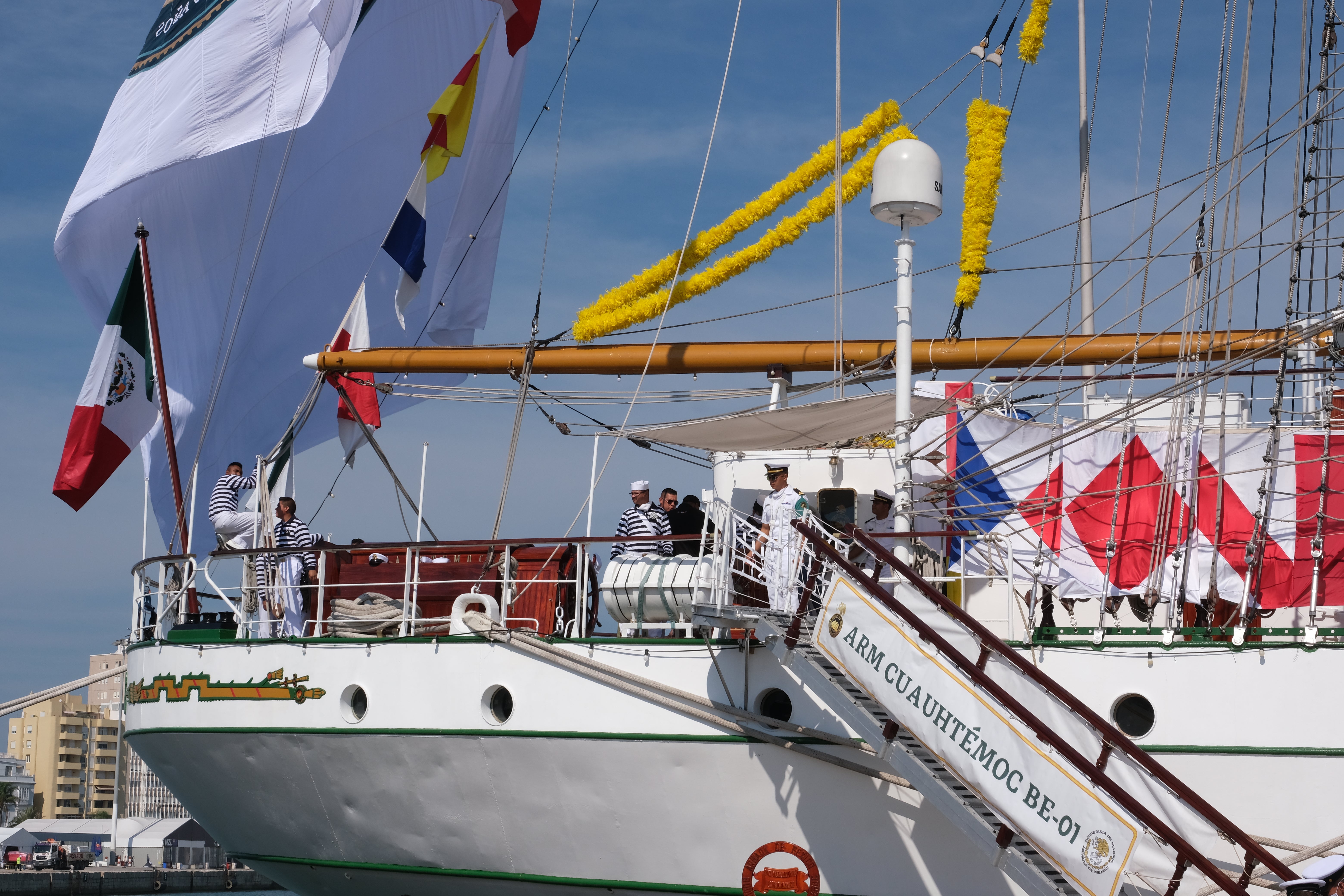 En imágenes: El buque escuela mexicano &#039;Cuauhtémoc&#039;, en Cádiz