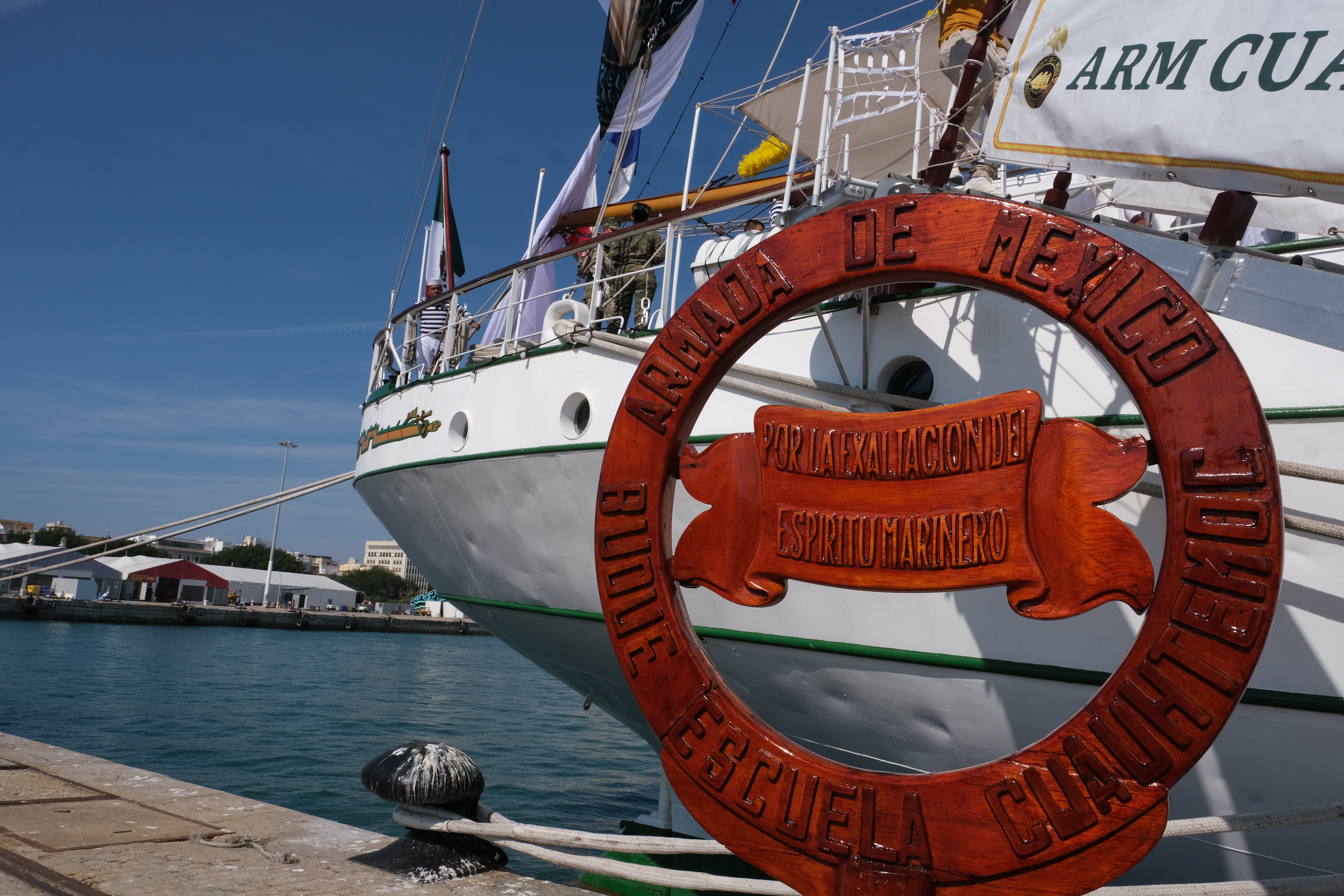 En imágenes: El buque escuela mexicano &#039;Cuauhtémoc&#039;, en Cádiz