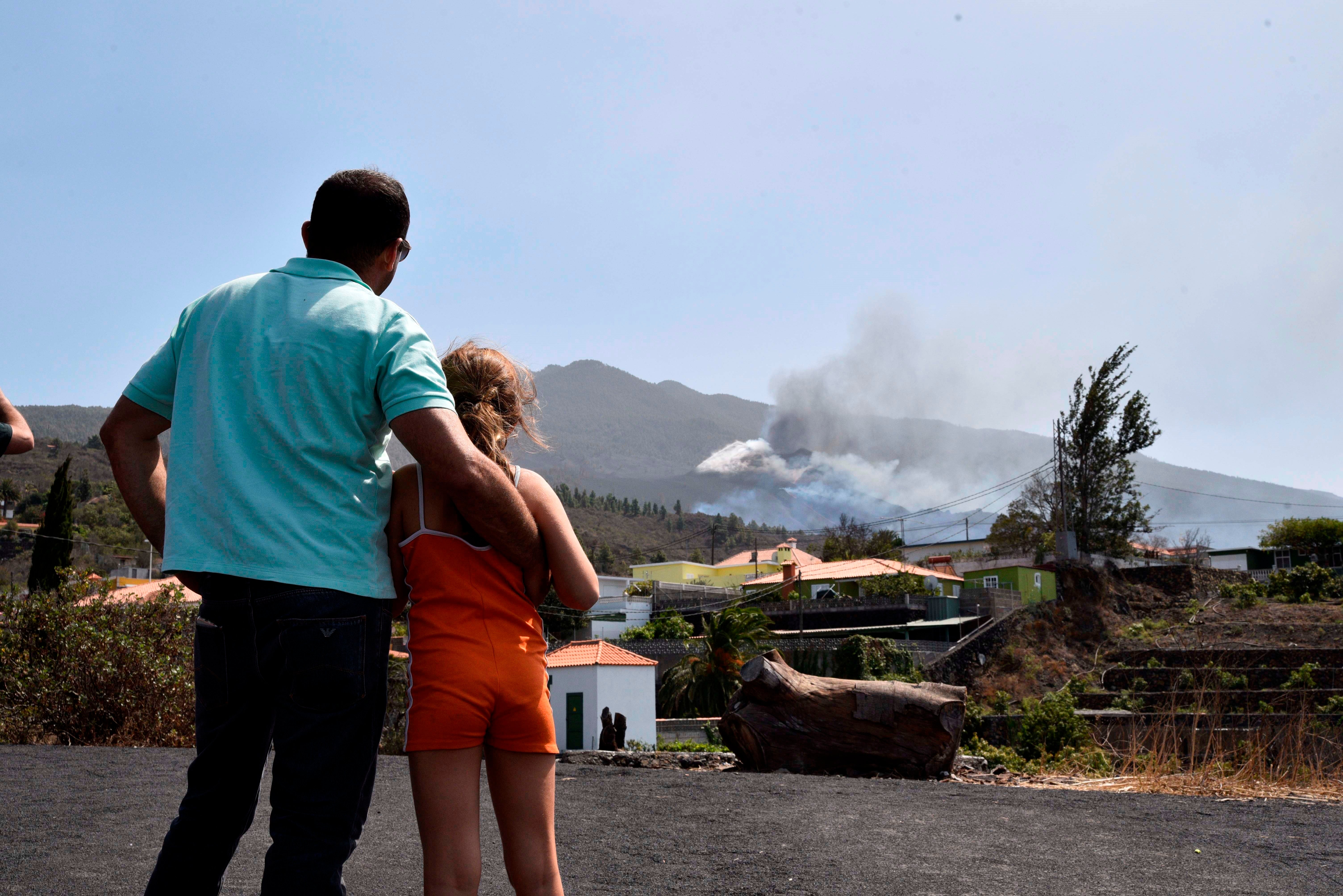 Las imágenes más impactantes del sábado del volcán de La Palma