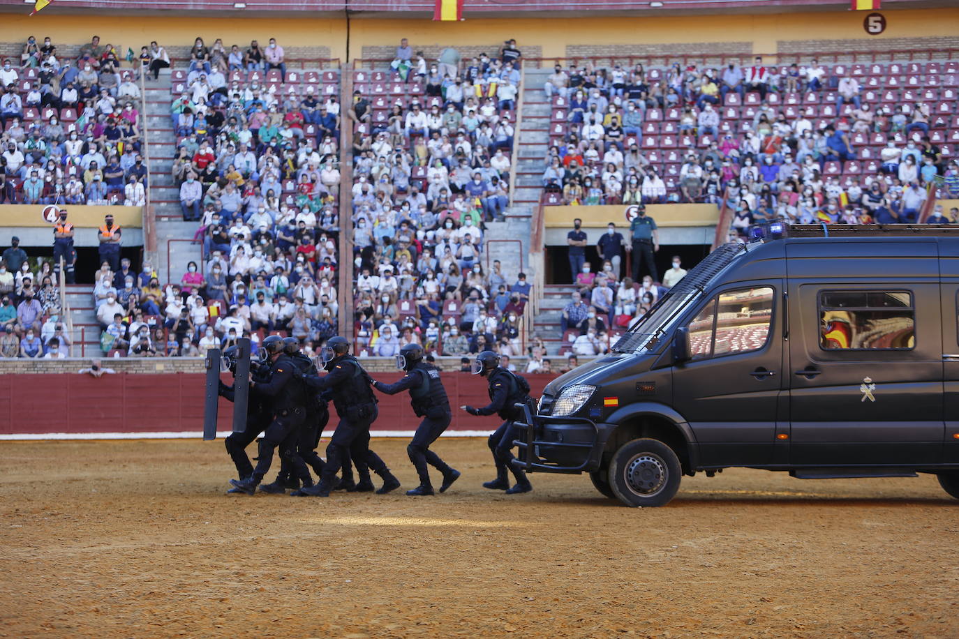 La exhibición de la Guardia Civil en la plaza de toros de Córdoba, en imágenes