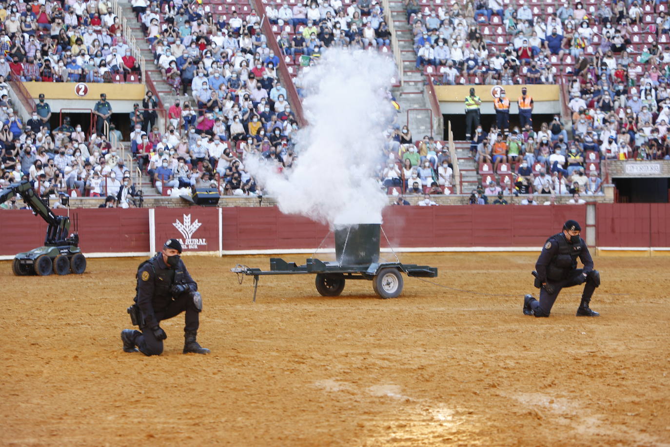 La exhibición de la Guardia Civil en la plaza de toros de Córdoba, en imágenes