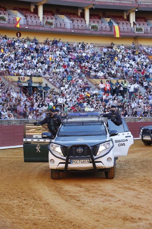 La exhibición de la Guardia Civil en la plaza de toros de Córdoba, en imágenes