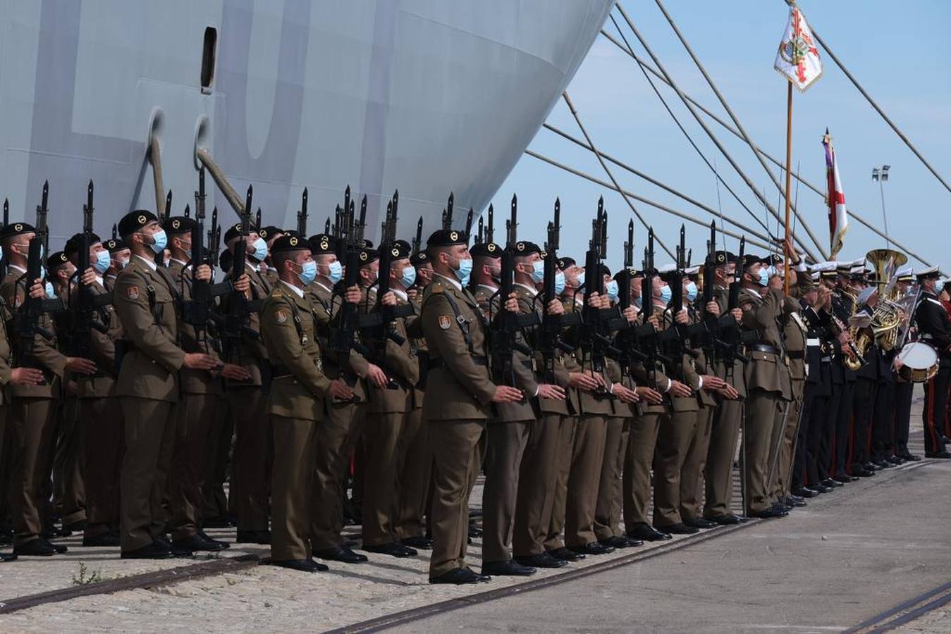 FOTOS: Así ha sido el homenaje en Cádiz que ha conmemorado del 450 aniversario de la batalla de Lepanto