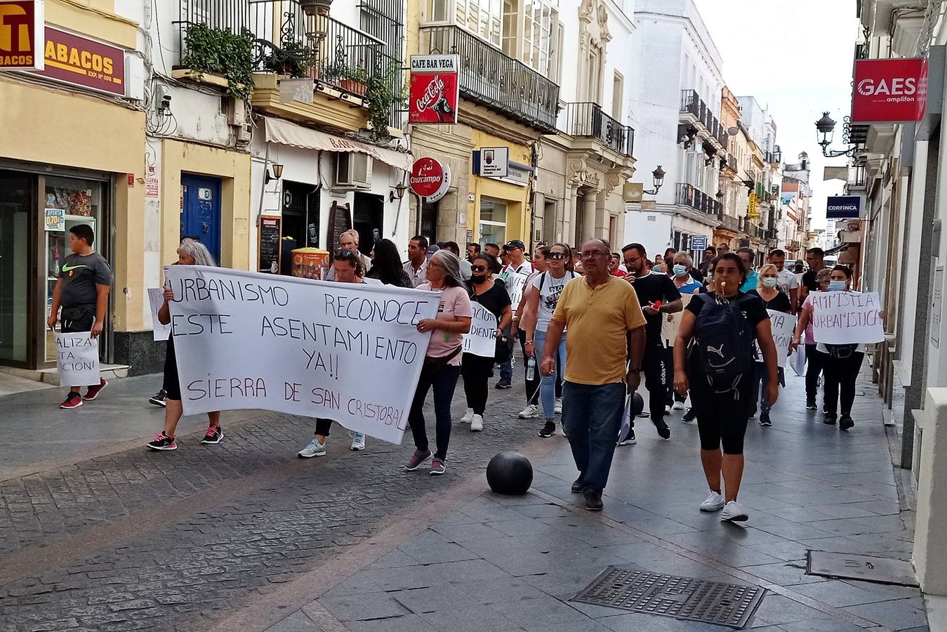 FOTOS: Protestas de los vecinos de la Sierra de San Cristóbal