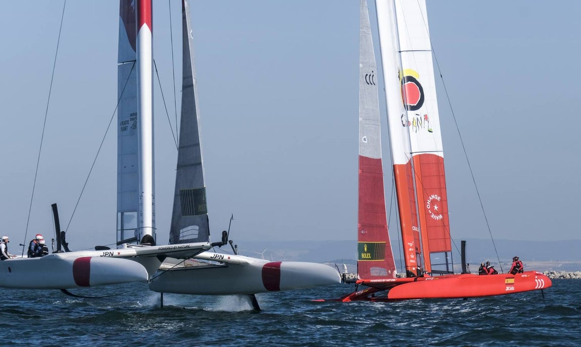 Fotos: Así ha sido la primera jornada de la SailGP en Cádiz