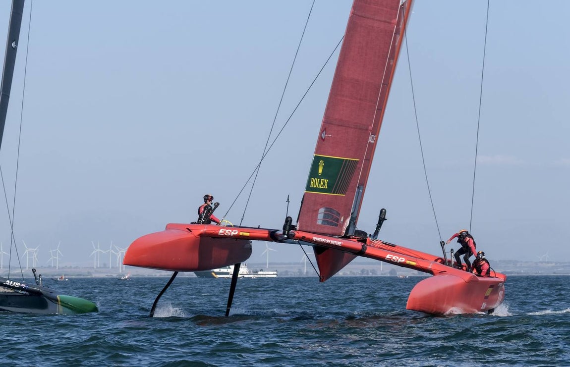 Fotos: Así ha sido la primera jornada de la SailGP en Cádiz