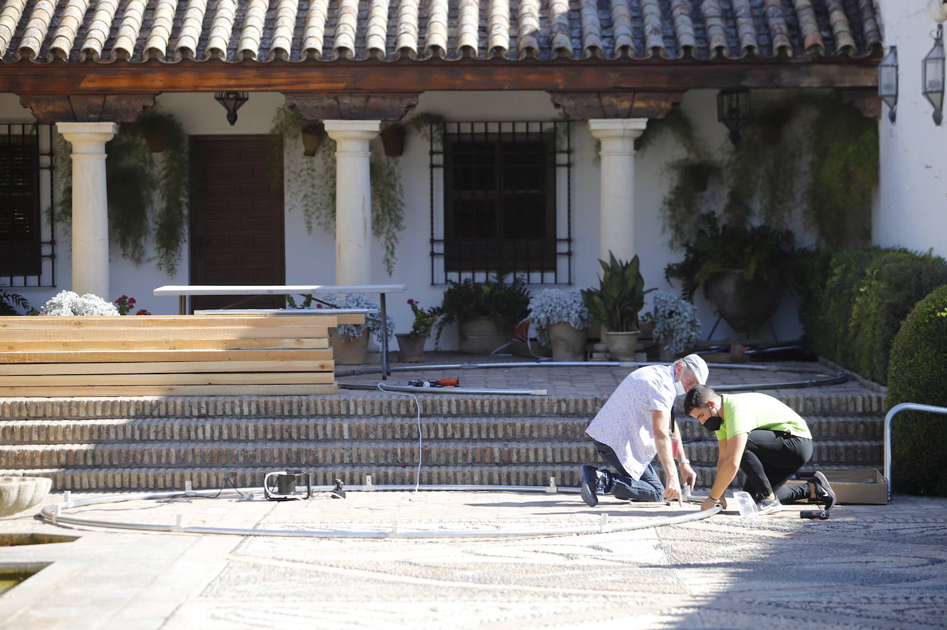 Los preparativos de Festival Flora de Córdoba 2021, en imágenes