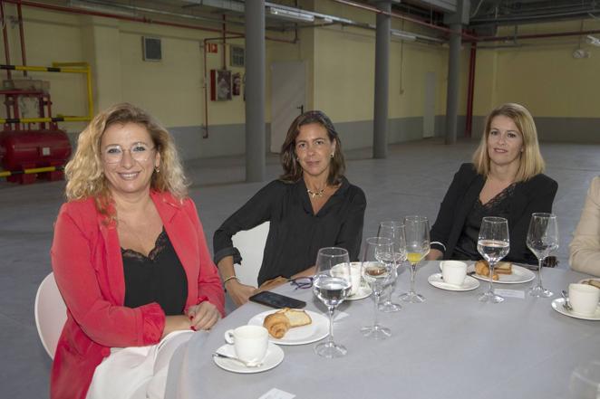 María Consolación Valiente, Silvia Rodríguez e Inmaculada Tristán