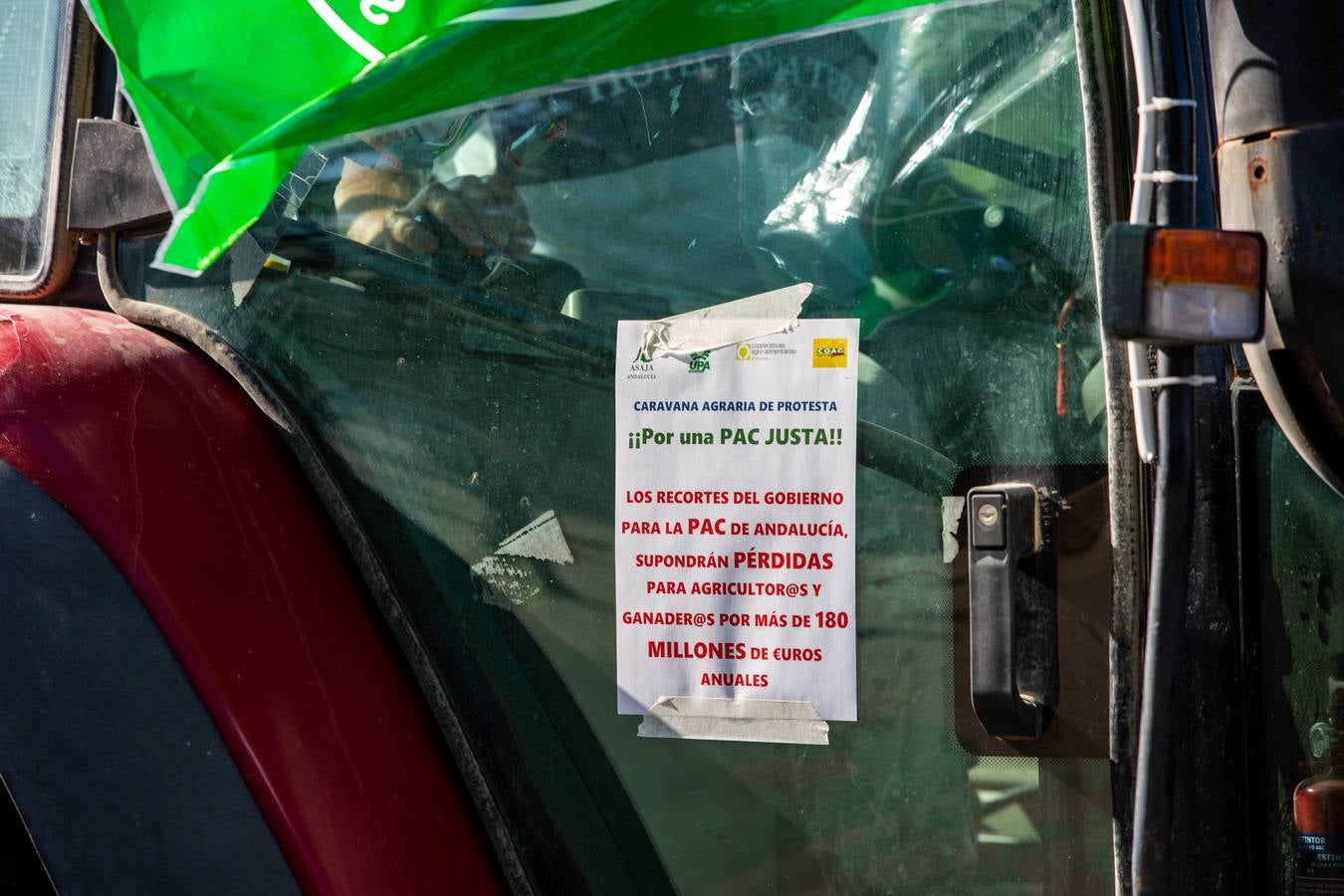 Manifestación de los agricultores andaluces contra la PAC en Sevilla