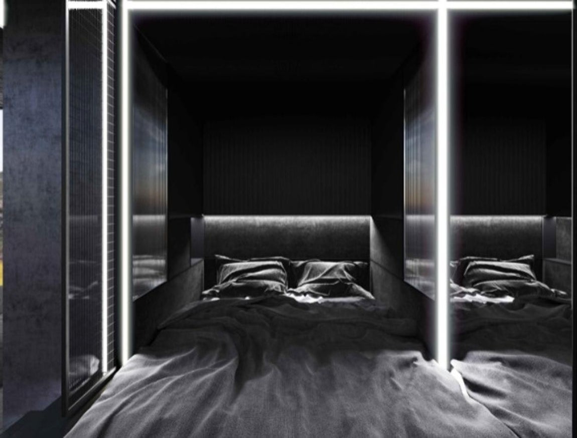 La cápsula de lujo sostenible que abrirá en Granada. Como en cualquier hotel, no faltan tampoco los amenities para los invitados.