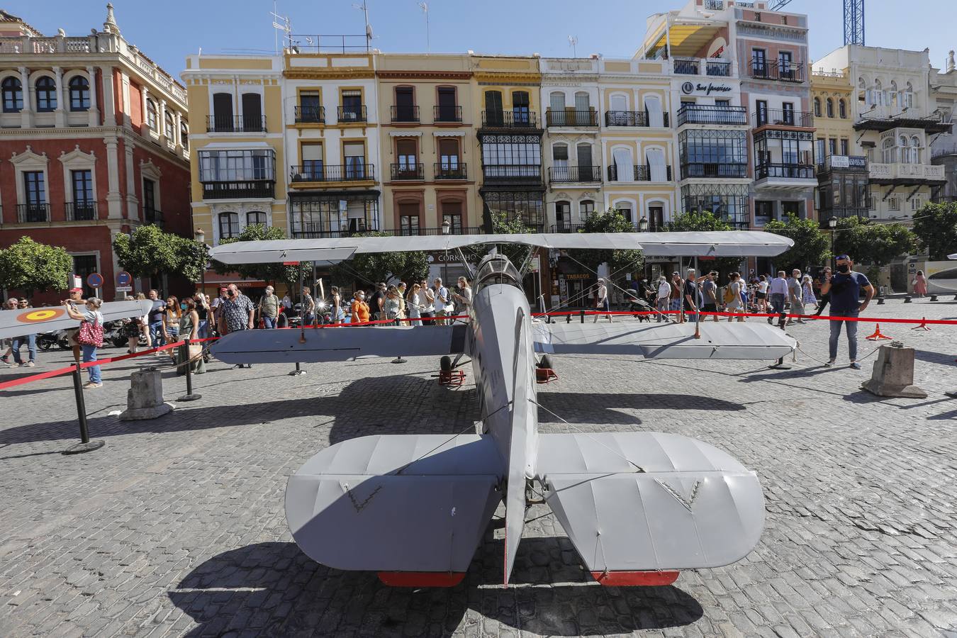 En imágenes, Tablada aterriza en la Plaza de San Francisco