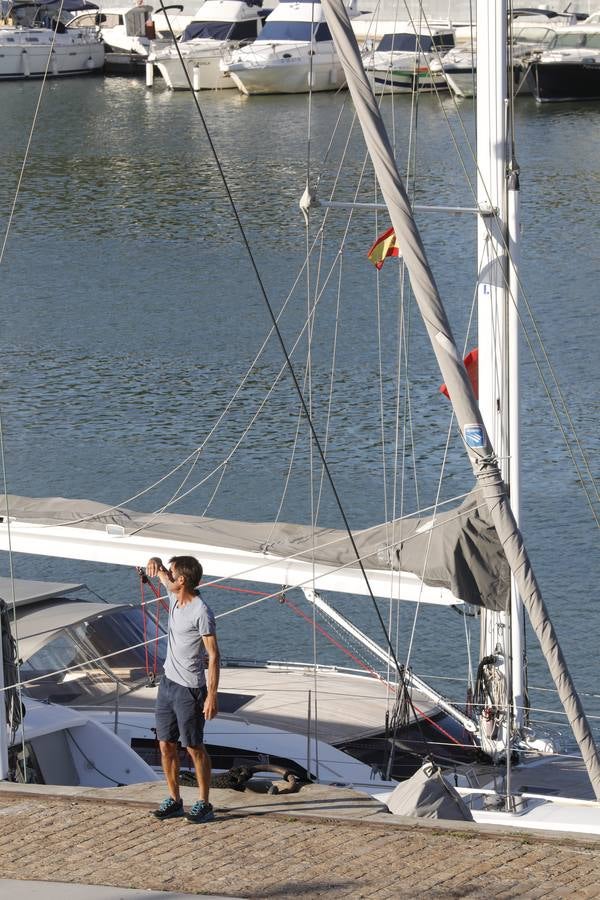 Los veleros que participarán en la travesía ya se encuentran en el Puerto de Sevilla