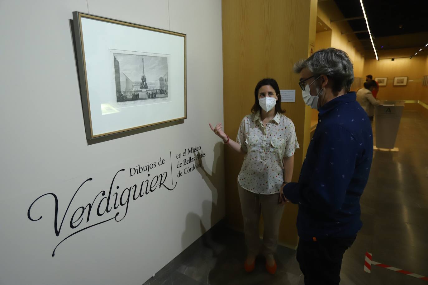 La exposición de dibujos de Verdiguier en Córdoba, en imágenes