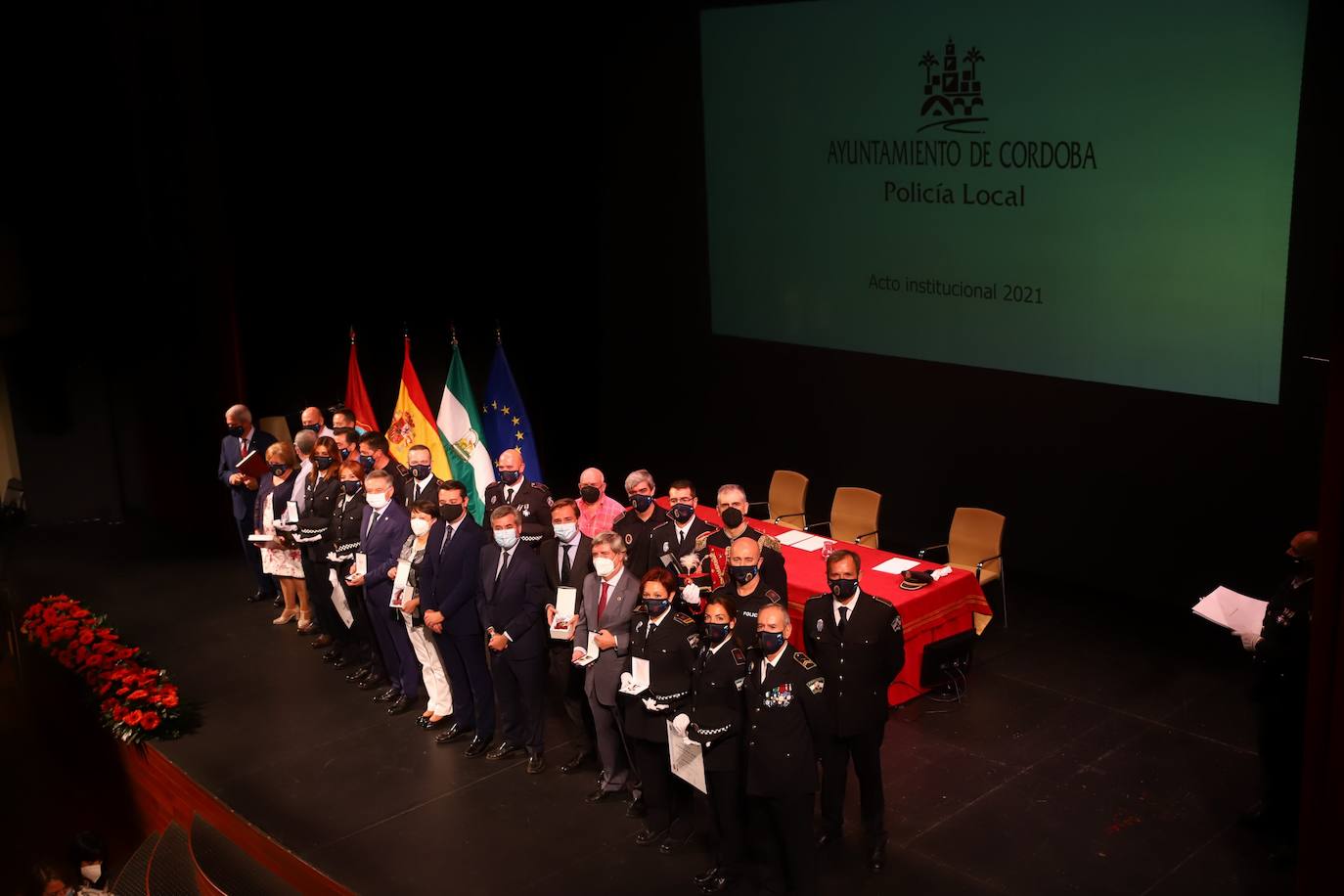 El acto de la Policía Local de Córdoba por el día de San Rafael, en imágenes