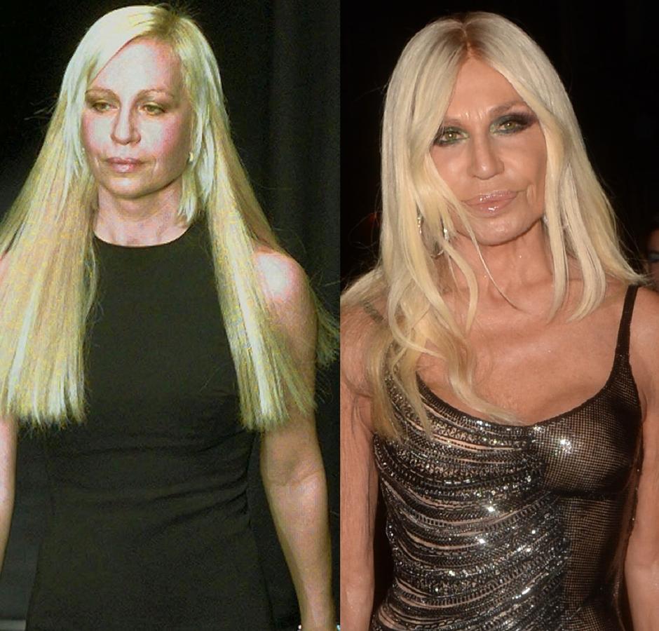 Donatella Versace. 