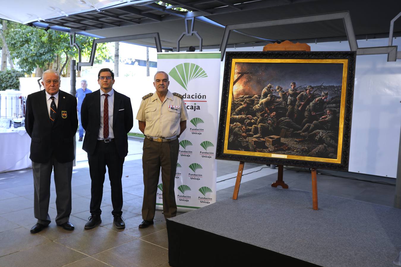 Presentación del cuadro &#039;Voluntarios para morir&#039; de Augusto Ferrer-Dalmau