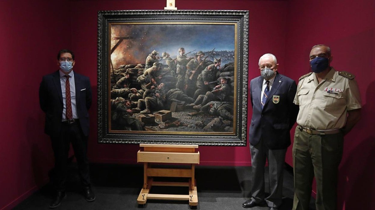 Presentación del cuadro &#039;Voluntarios para morir&#039; de Augusto Ferrer-Dalmau