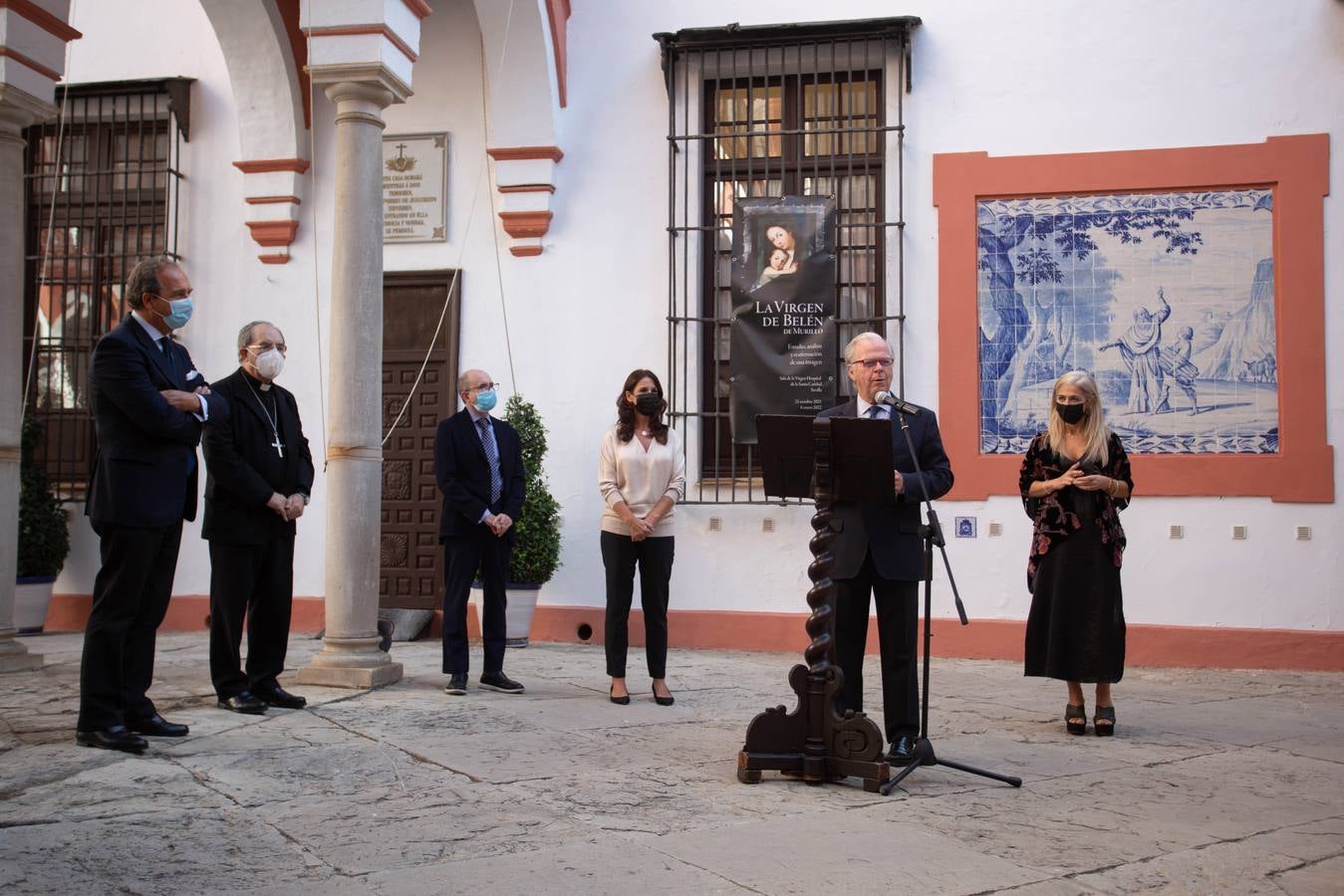 Inauguración de la exposición sobre el cuadro &#039;La Virgen de Belén&#039; de Murillo en el Hospital de la Caridad de Sevilla