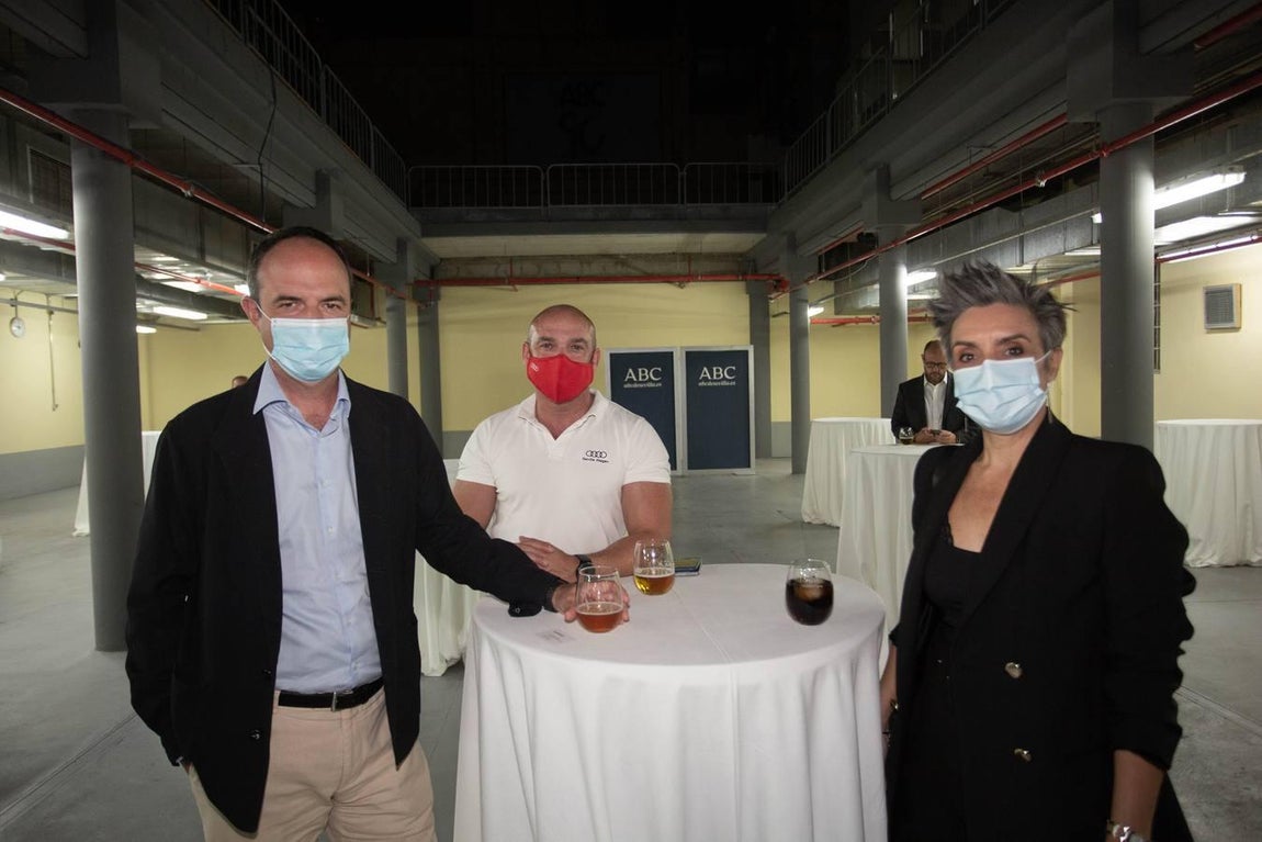 Álvaro Ruíz, Sergio Guerrero y Carmen Baena