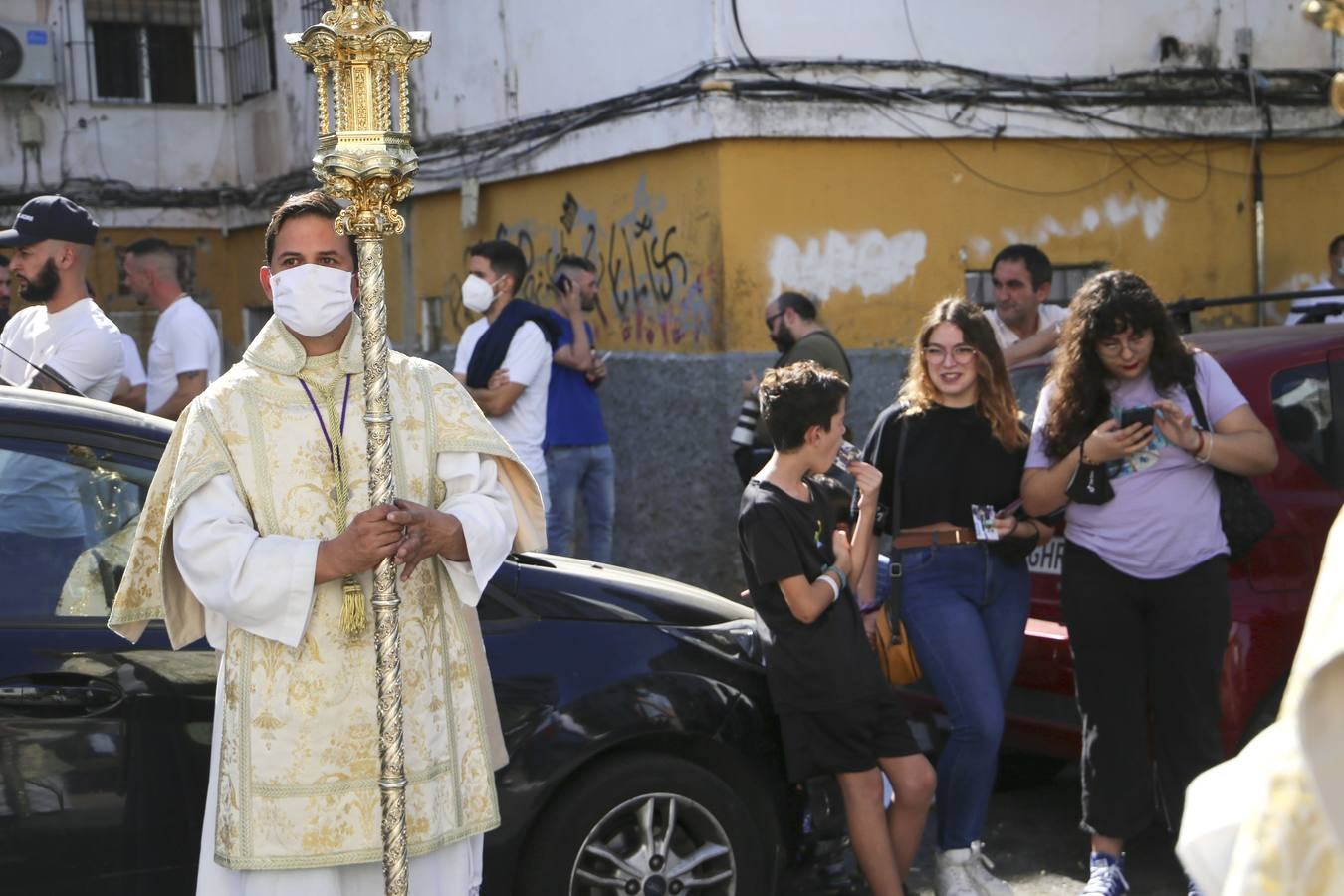 El Señor del Gran Poder durante el traslado de los Pajaritos a la Candelaria