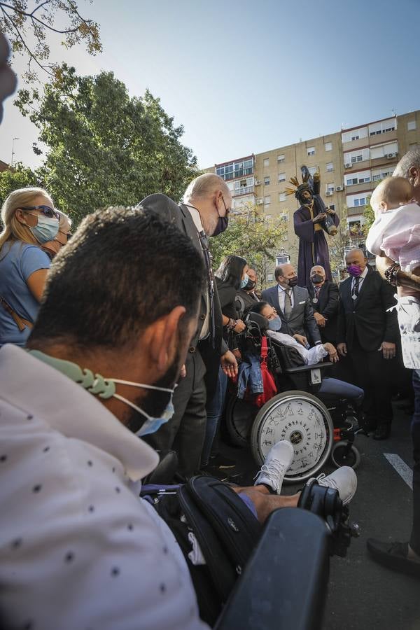 El Señor del Gran Poder durante el traslado de los Pajaritos a la Candelaria