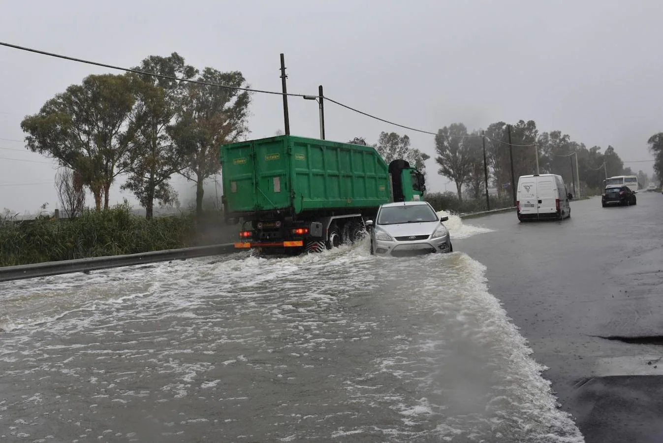 Sicilia se convierte en la otra Venecia por las intensas lluvias de un ciclón tropical