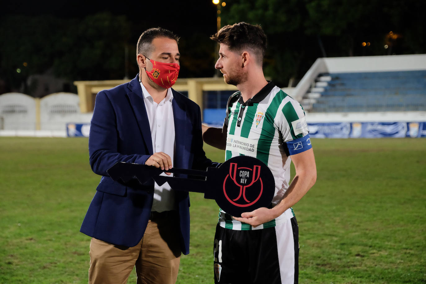 Así ha celebrado el Córdoba CF la clasificación para la Copa del Rey ante el Xerez CD, en imágenes