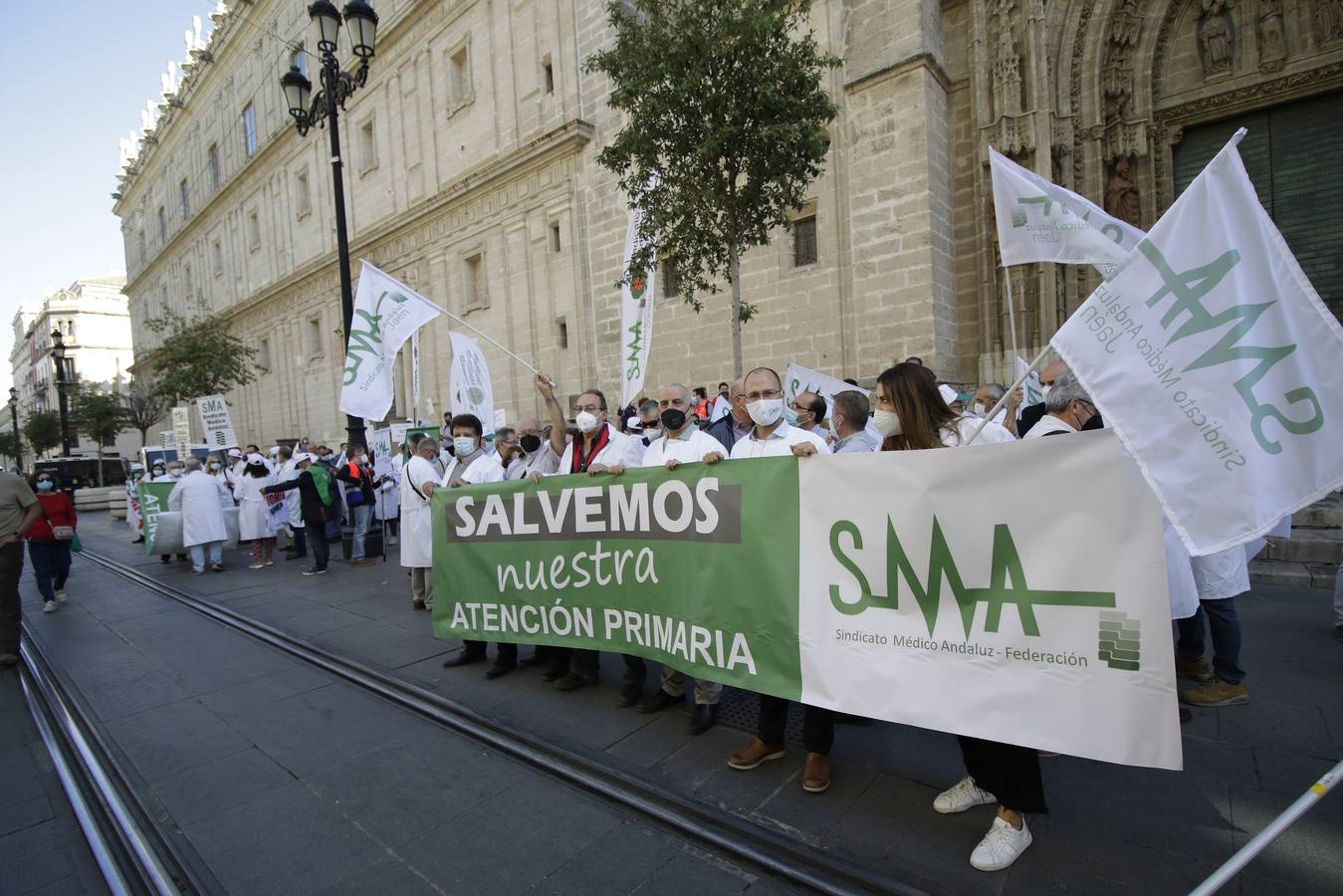 Los sindicatos exigen que se renueven todos los contratos del SAS y que se salvaguarde la atención primaria