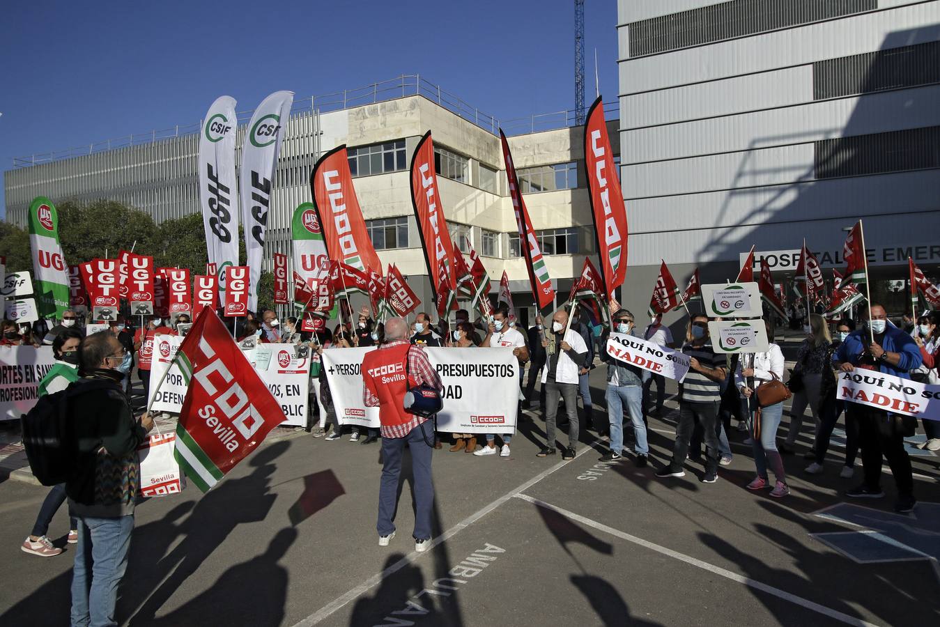 Los sindicatos exigen que se renueven todos los contratos del SAS y que se salvaguarde la atención primaria