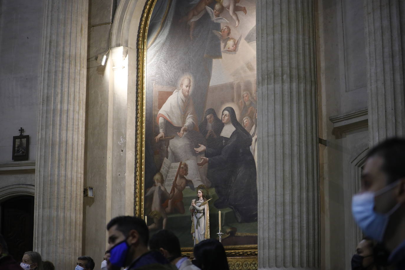 La apertura al público de la iglesia de Santa Victoria en Córdoba, en imágenes