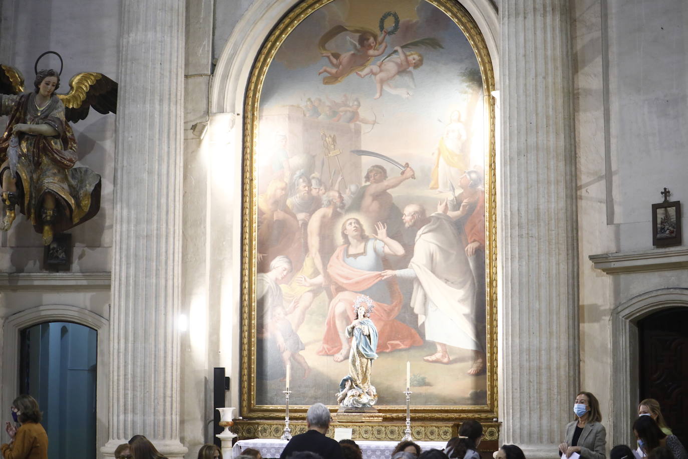 La apertura al público de la iglesia de Santa Victoria en Córdoba, en imágenes