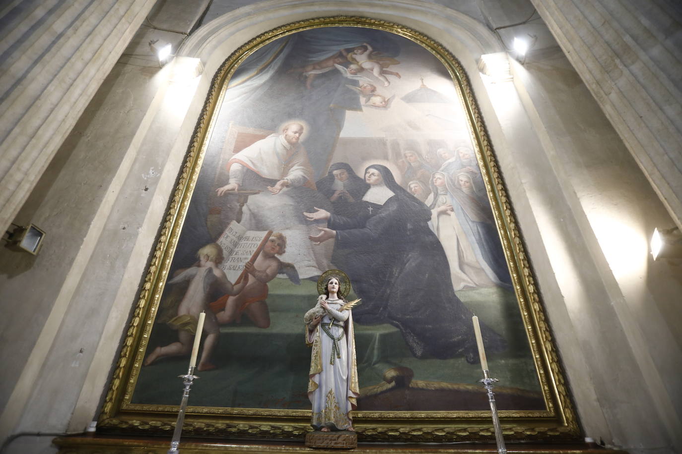 La apertura al público de la iglesia de Santa Victoria en Córdoba, en imágenes